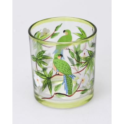 Hand painted candle holder